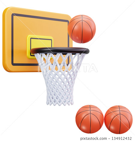 Basketball Shooting Practice 134912432