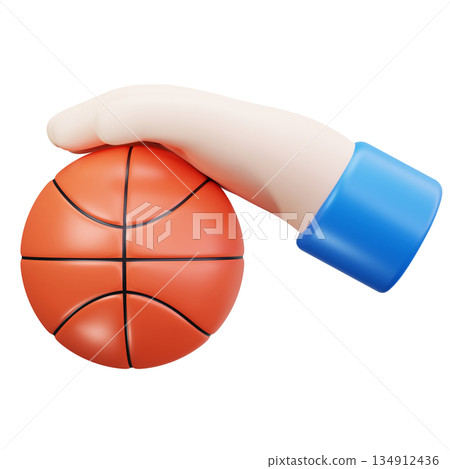 Basketball Hand Dribble 134912436