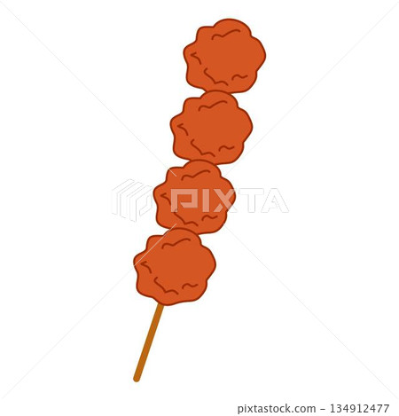 Kwek-Kwek Filipino Street Food, Kwek-Kwek On Sticks 134912477