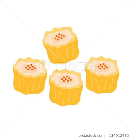 Siu Mai Dim Sum Illustration Siu Mai Dim Sum Illustration 134912483