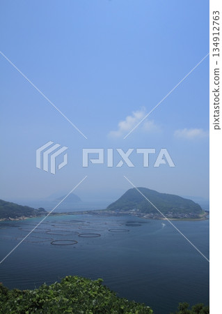 從高知縣柏島展望台看到的柏島風光 134912763