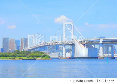 東京都港區彩虹橋風景 東京都港區彩虹橋風景 134912776