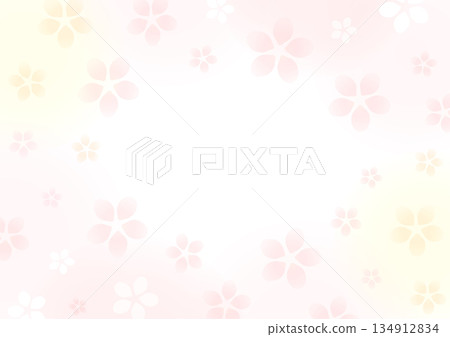 可愛的櫻花背景 可愛的櫻花背景 134912834