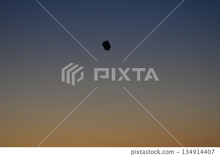 A wish floating in the sky A wish floating in the sky 134914407