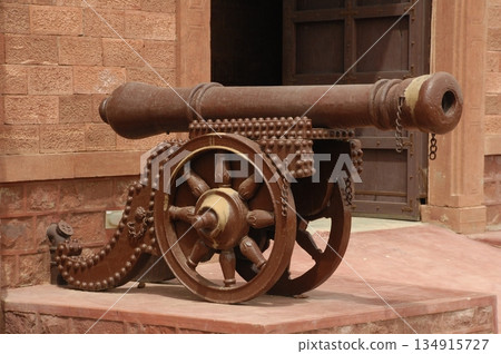 Antiques in the home rural village India 134915727