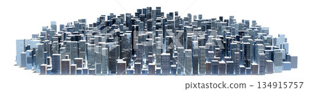 Image of buildings - densely packed from the air Image of buildings - densely packed from the air 134915757