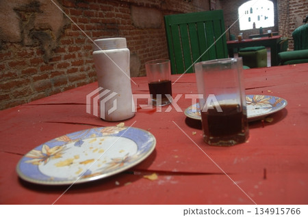 Antiques in the home rural village India 134915766