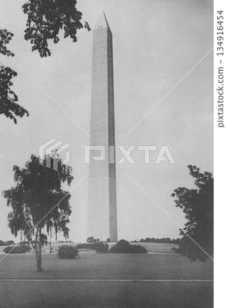 1916年華盛頓紀念碑的老照片 134916454