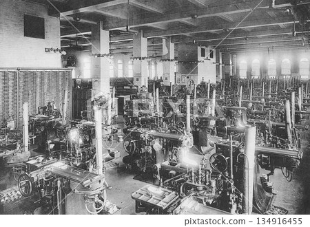 Old photograph, 1916, Bureau of Printing, Washington, D.C., USA Old photograph, 1916, Bureau of Printing, Washington, D.C., USA 134916455