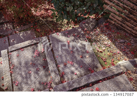 Nov 23 2025 Zen Garden at Hosen in Temple in Autumn 134917087