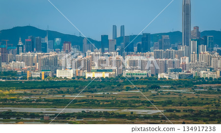 Dec 20 2025 Moody Clouds Cover Mai Po Wetlands With Shenzhen Horizon Dec 20 2025 Moody Clouds Cover Mai Po Wetlands With Shenzhen Horizon 134917238