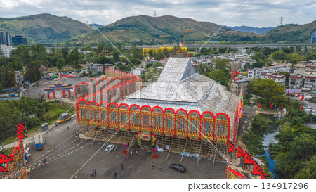 Dec 20 2025 Centuries Old Kam Tin Jiao Festival Towering Bamboo Theatre 134917296