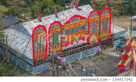 Dec 20 2025 Towering Bamboo Theatre At Kam Tin Jiao Festival 134917342