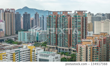 Dec 20 2025 Yuen Long Apartment Buildings Beside Green Rural Landscape Dec 20 2025 Yuen Long Apartment Buildings Beside Green Rural Landscape 134917388