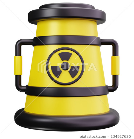Nuclear Waste Container Nuclear Waste Container 134917620