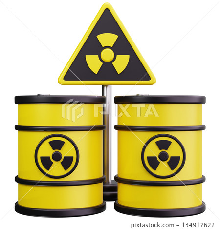 Radioactive Storage Drums Radioactive Storage Drums 134917622