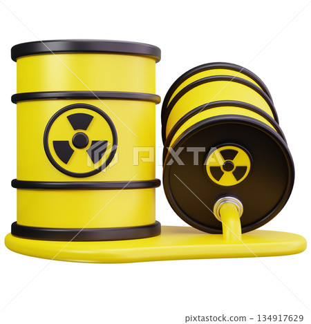 Toxic Waste Barrels 134917629