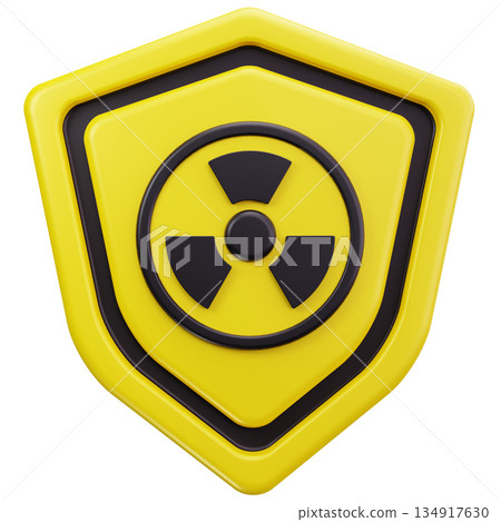 Radiation Warning Shield Radiation Warning Shield 134917630