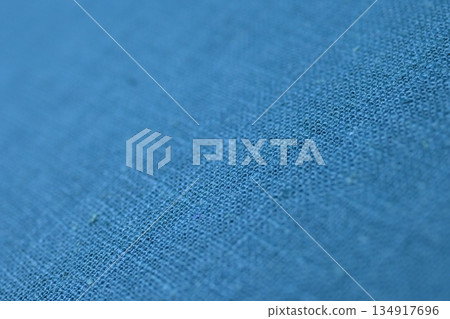 blue green hemp viscose natural fabric cloth color, sackcloth rough texture of textile 134917696