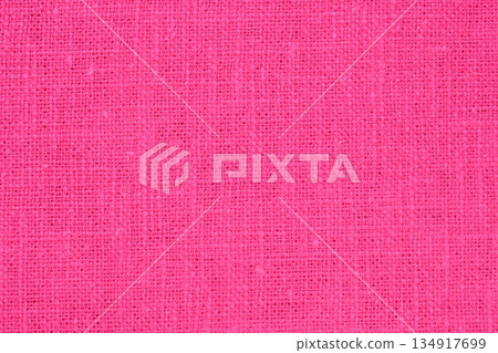 pink hemp viscose natural fabric cloth color, sackcloth rough texture of textile fashion pink hemp viscose natural fabric cloth color, sackcloth rough texture of textile fashion 134917699