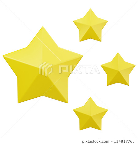 Shining Yellow Stars Shining Yellow Stars 134917763