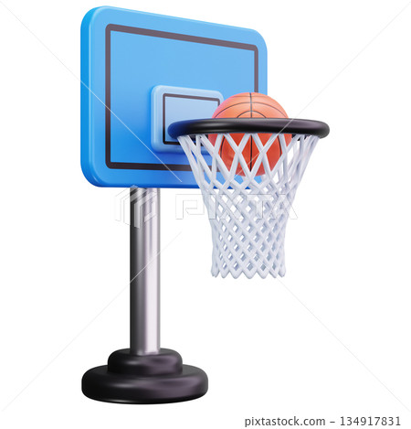 Basketball Hoop Shot 134917831