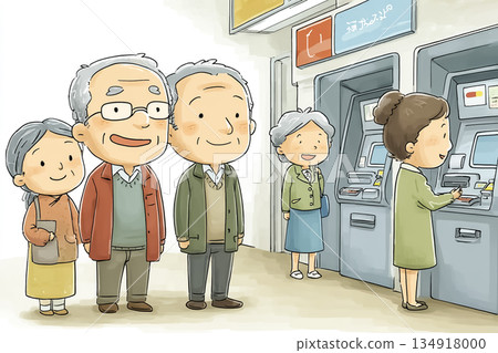 Elderly people using bank ATMs: Daily financial behavior and the importance of supervision 134918000