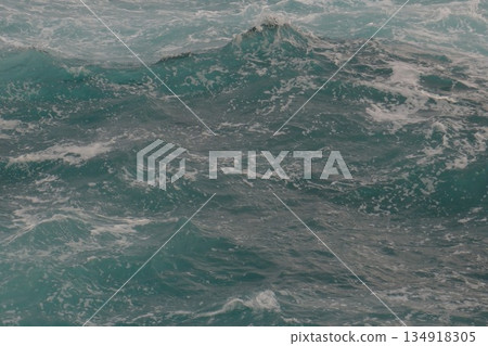 The surface and waves of the Sea of Japan on a stormy day The surface and waves of the Sea of Japan on a stormy day 134918305