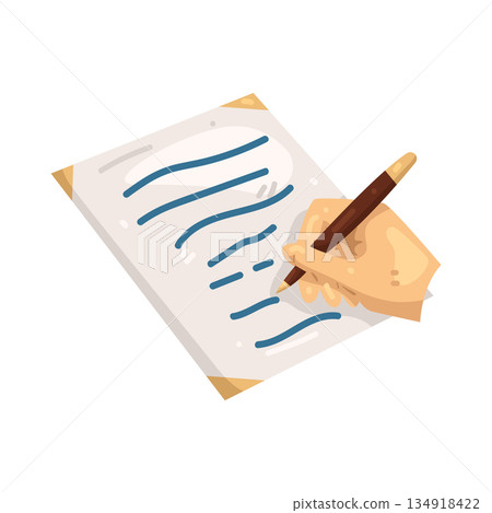 Illustration of written statement 134918422