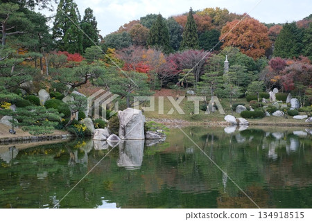 三溪園池塘景色 134918515