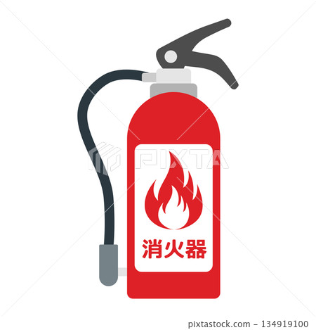 滅火器的簡易示意圖 134919100