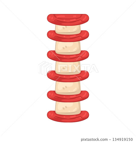 Illustration of spine Illustration of spine 134919150