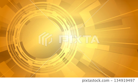 未來主義賽博龐克背景,抽象數字風格,金色、黃色、棕色 未來主義賽博龐克背景,抽象數字風格,金色、黃色、棕色 134919497