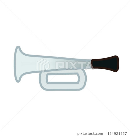 Illustration of a toy trumpet 134921357