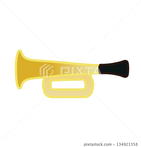 Illustration of a toy trumpet 134921358
