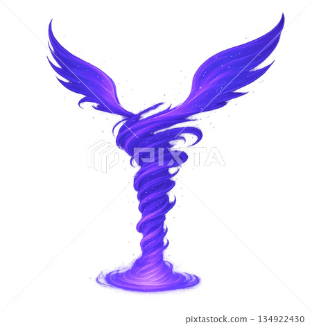 紫色光芒魔法能量效果 134922430