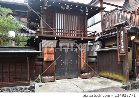 A charming art museum in Takayama City, Gifu Prefecture, Japan. A historic building with a retro exterior. 134922771