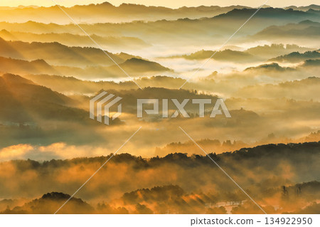 鹿山九十九谷觀景台晨景 134922950