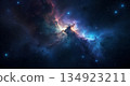 Deep Space Cosmic Nebula Glow 134923211