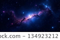 Deep Space Cosmic Nebula Glow 134923212
