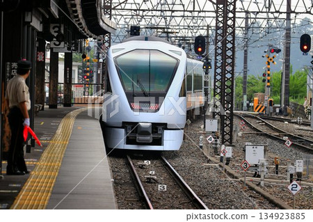 告別日光和鬼怒川，我們前往淺草…東武特急列車[Spacia X] N100系列 134923885