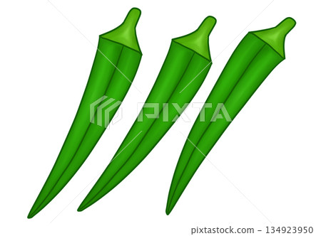 Summer vegetables (okra) Summer vegetables (okra) 134923950