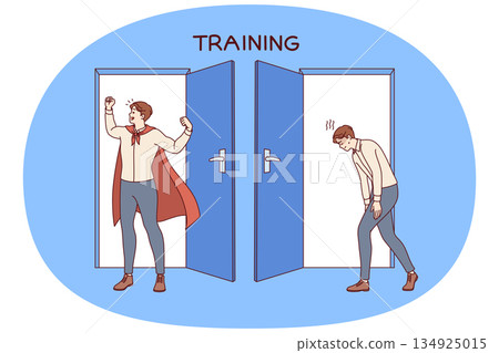 Weak man underwent business training and became superhero thanks to charge of motivation Weak man underwent business training and became superhero thanks to charge of motivation 134925015