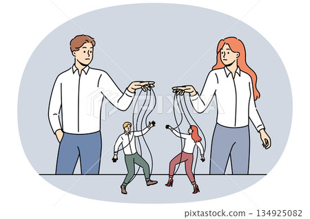 Puppeteer managers manipulate subordinates like puppets in order to achieve growth in business 134925082