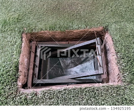 Vietcong booby-trap in Cu Chi, Vietnam, Asia Vietcong booby-trap in Cu Chi, Vietnam, Asia 134925195