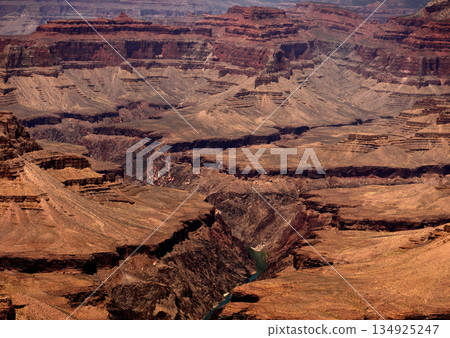 Hazy Sky Day At The Grand Canyon Arizona Hazy Sky Day At The Grand Canyon Arizona 134925247