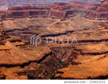 Hazy Sky Day At The Grand Canyon Arizona 134925252