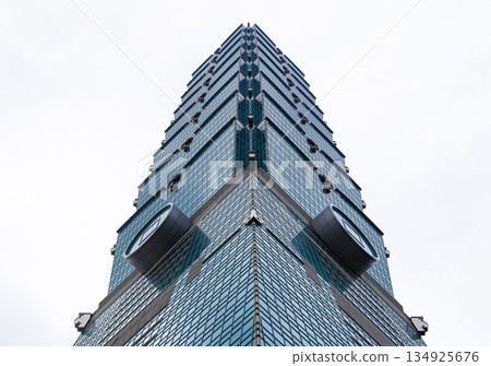 Taipei landmark: sky-high Taipei 101 skyscraper 134925676