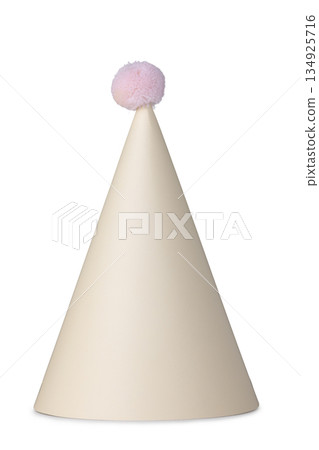 Party hat on white background 134925716