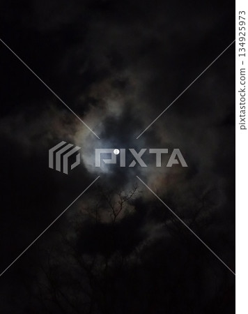 雲中之月-冬日月夜 雲中之月-冬日月夜 134925973